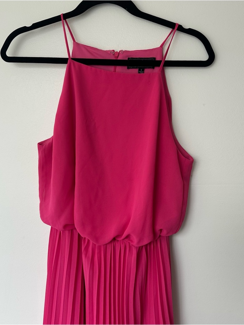 Sam Edelman Sleeveless Pleated Pink Midi Dress Size S - Picture 3 of 9